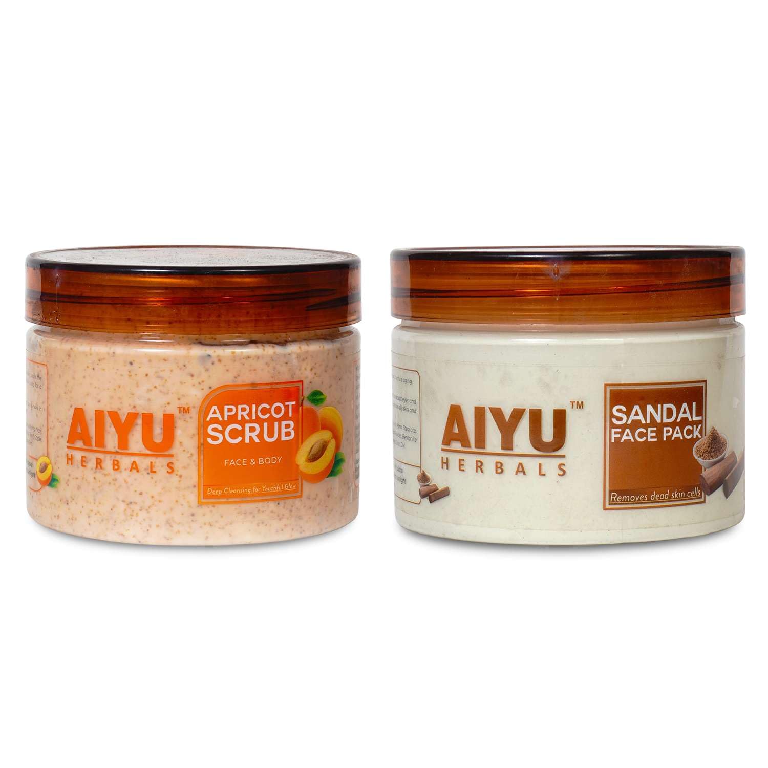 Apricot Scrub & Sandal Face Pack for Glowing Skin