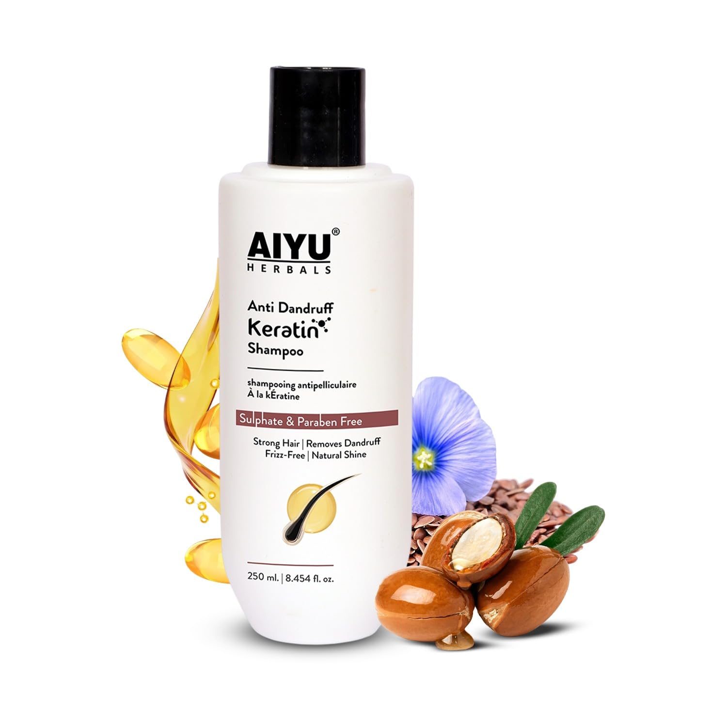 Anti-Dandruff Keratin Shampoo - 250ml