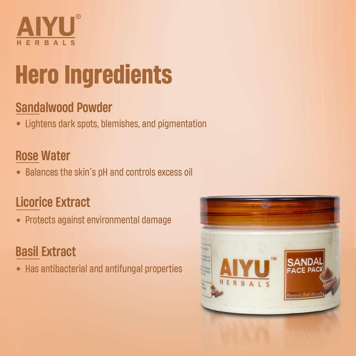 Sandal Natural Face Pack - 250g