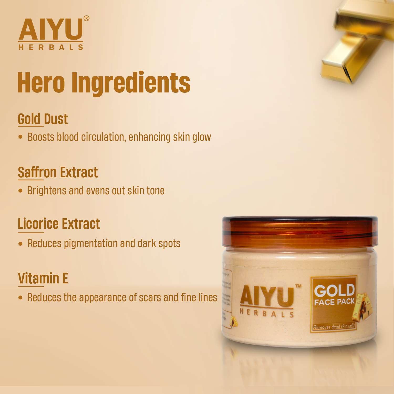 Gold Face Pack - (250 GM)