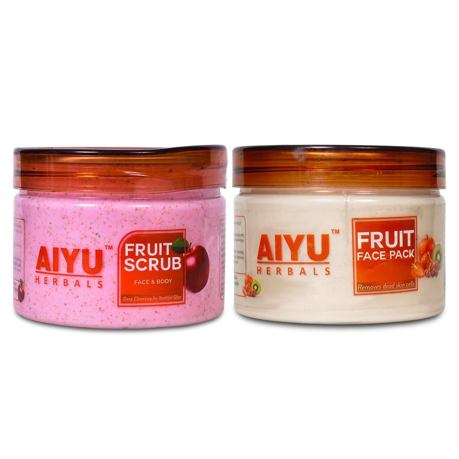 Fruit Face Pack & Scrub Combo – Glowing Skin Care Duo