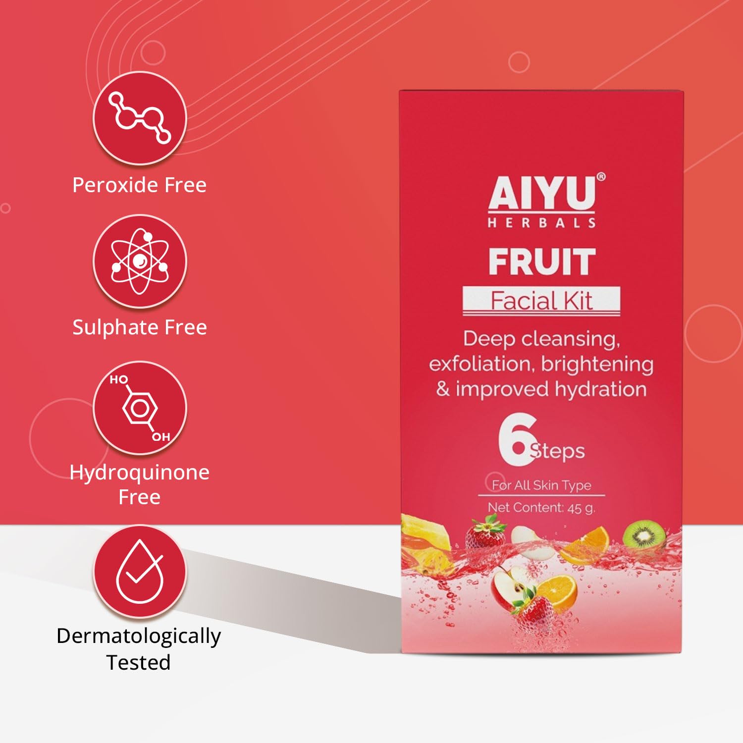 Fruit Facial Kit 6 Steps | 45g