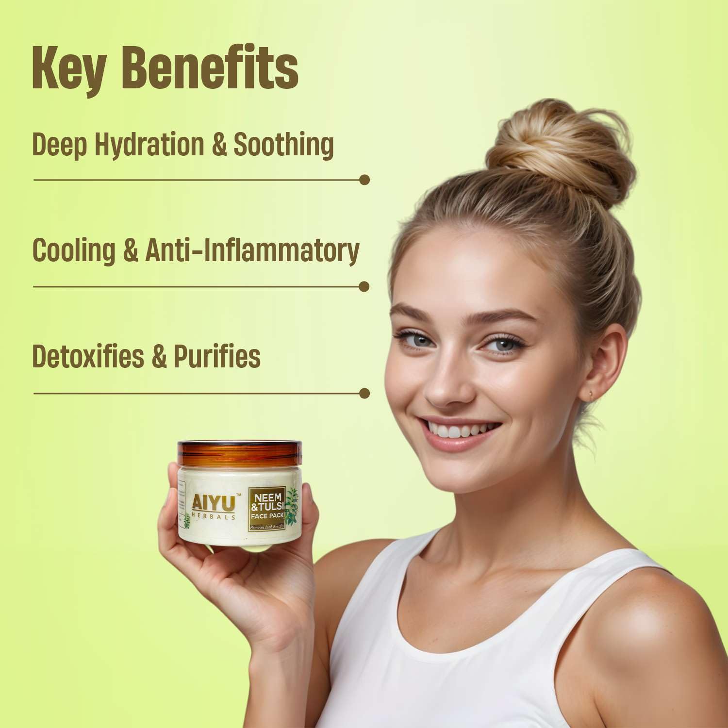 Neem & Tulsi Natural Face Pack - 250g