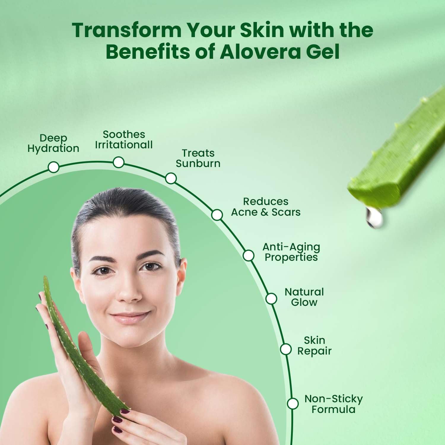 Aloe Vera Face Gel – (250 GM)