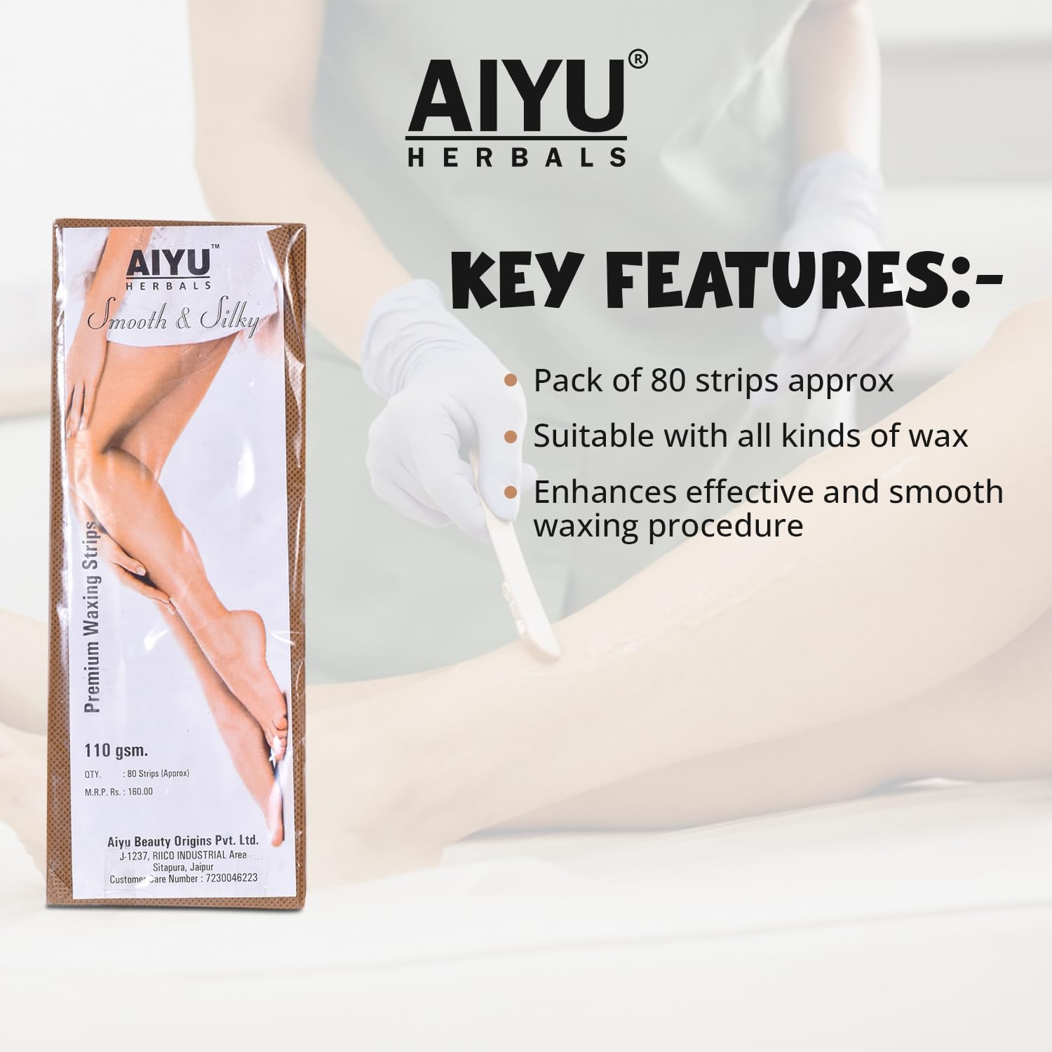 Premium Waxing Strips – Pack of 2 (110gsm)