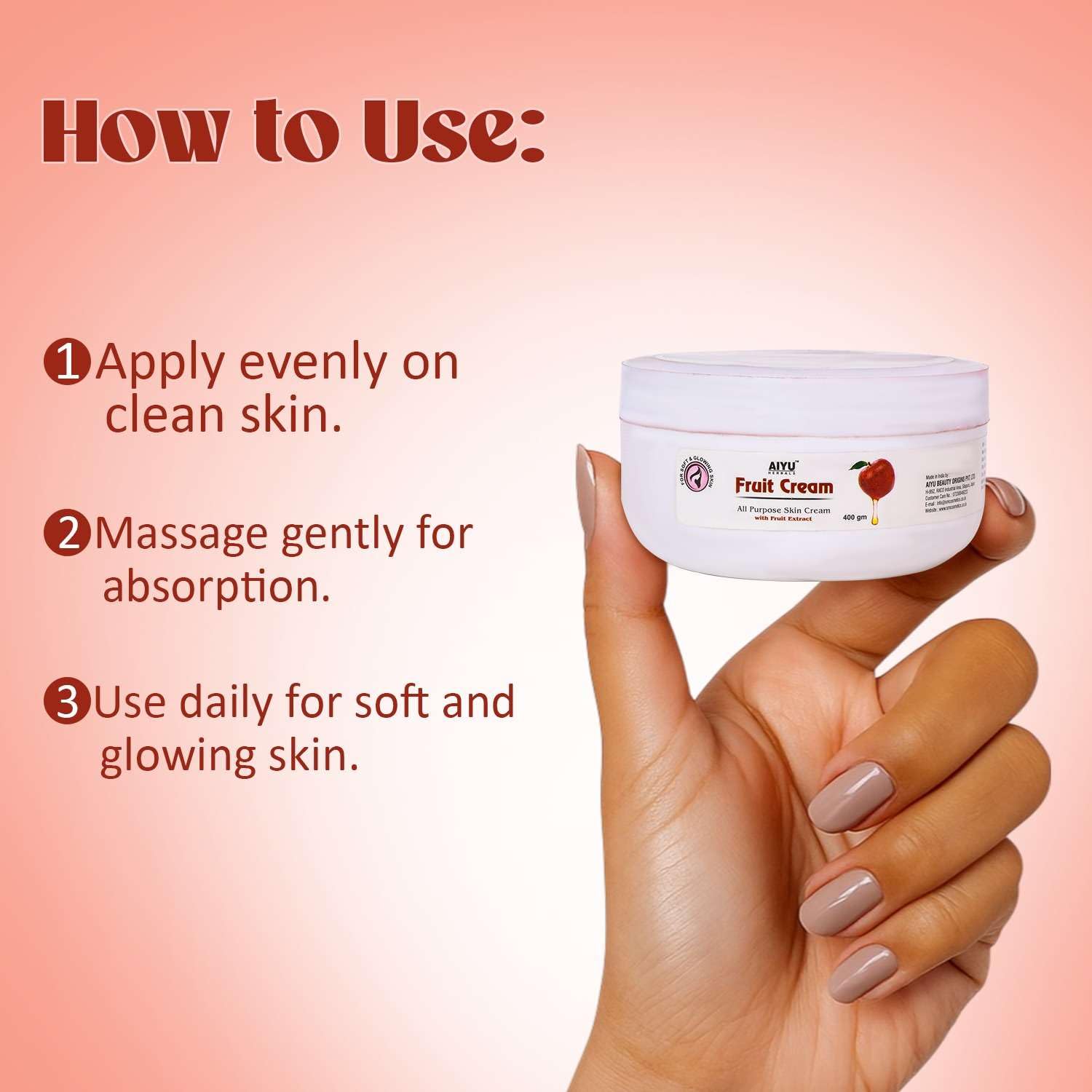 Fruit All Purpose Skin Cream – 400g