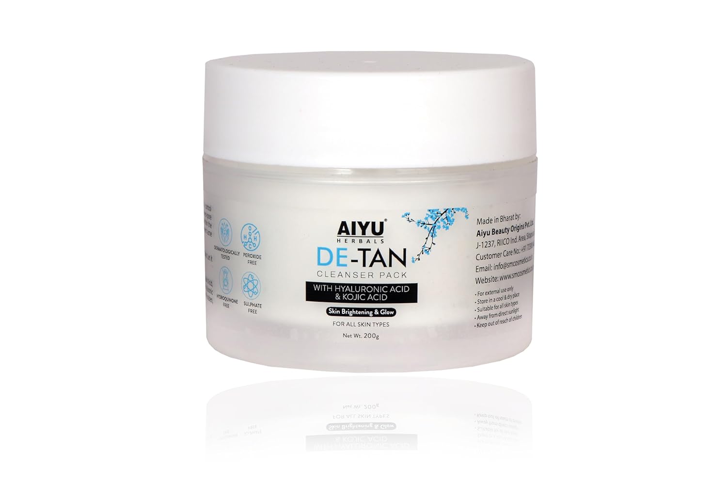 De-Tan Cleanser Pack with Kojic & Hyaluronic Acid - 250g