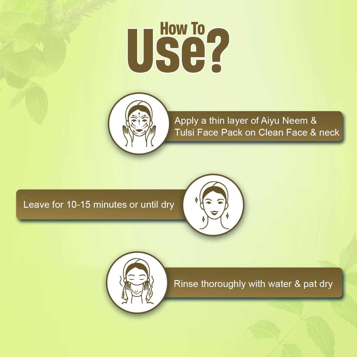 Neem & Tulsi Natural Face Pack - 250g