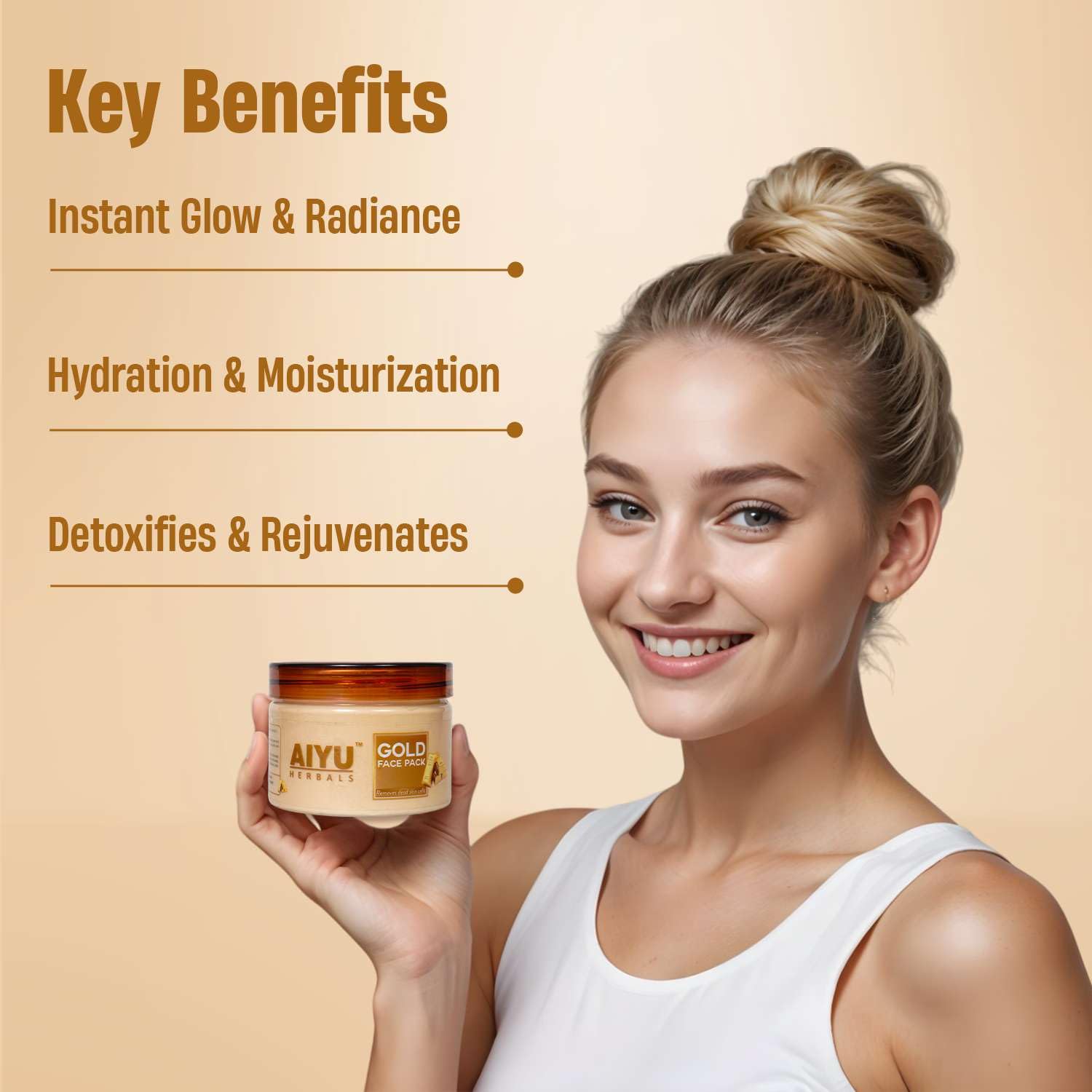 Gold Face Pack - (250 GM)