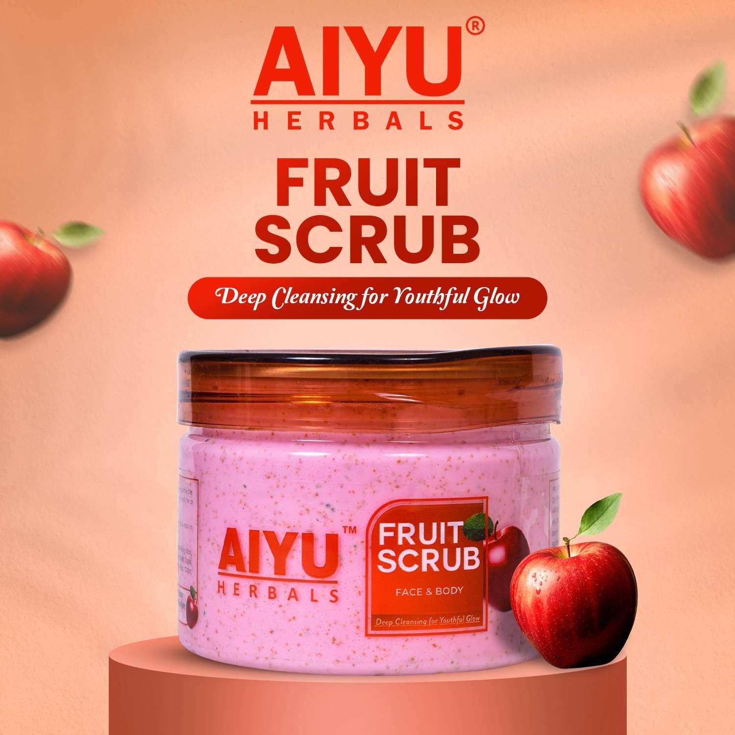 Fruit Face & Body Scrub – (250gm)