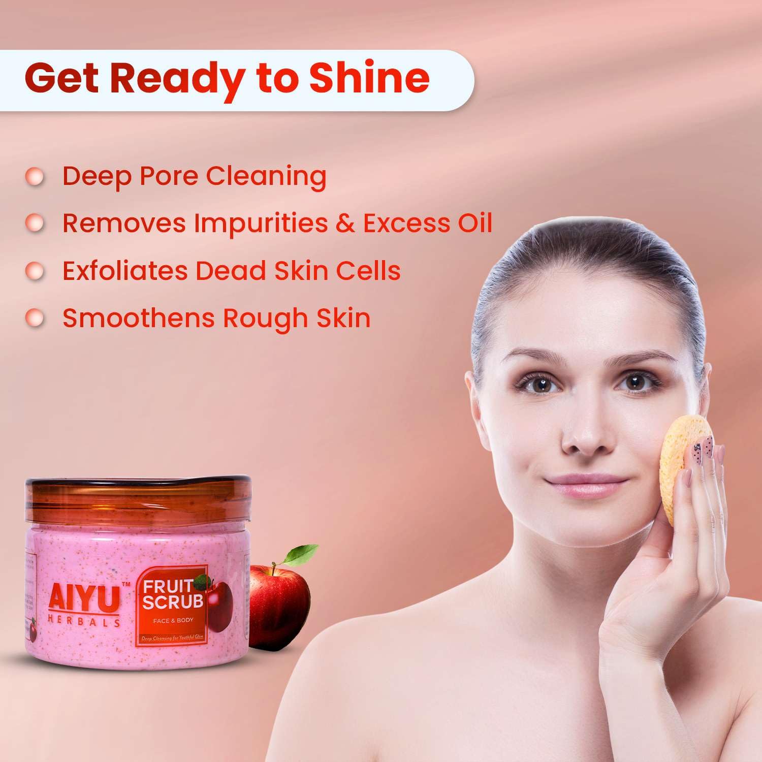 Fruit Face & Body Scrub – (250gm)