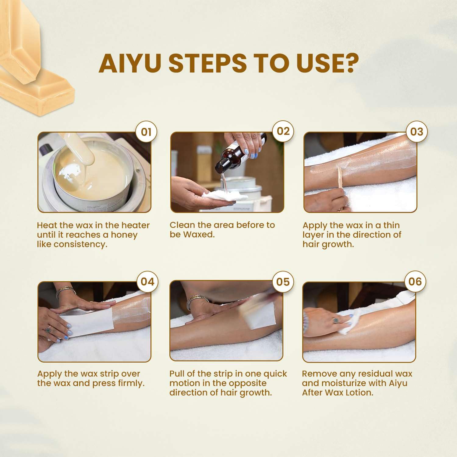 White Chocolate Wax with Strips  –  Pack of 2