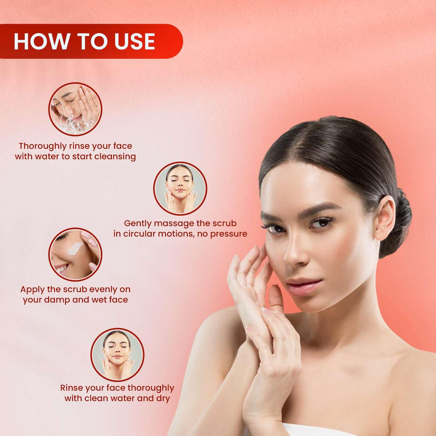 Fruit Face & Body Scrub – (250gm)