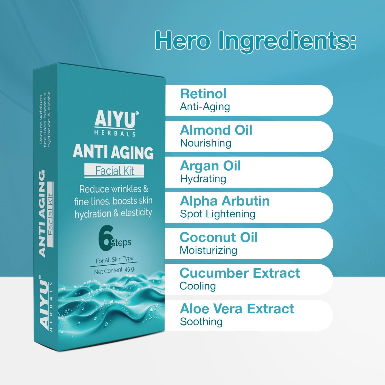 Aging Facial Kit 6 Steps | 45g