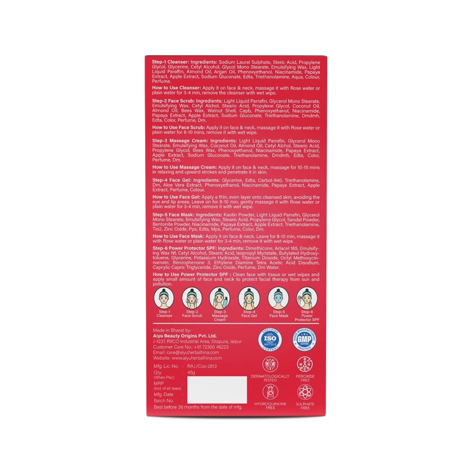 Fruit Facial Kit 6 Steps | 45g